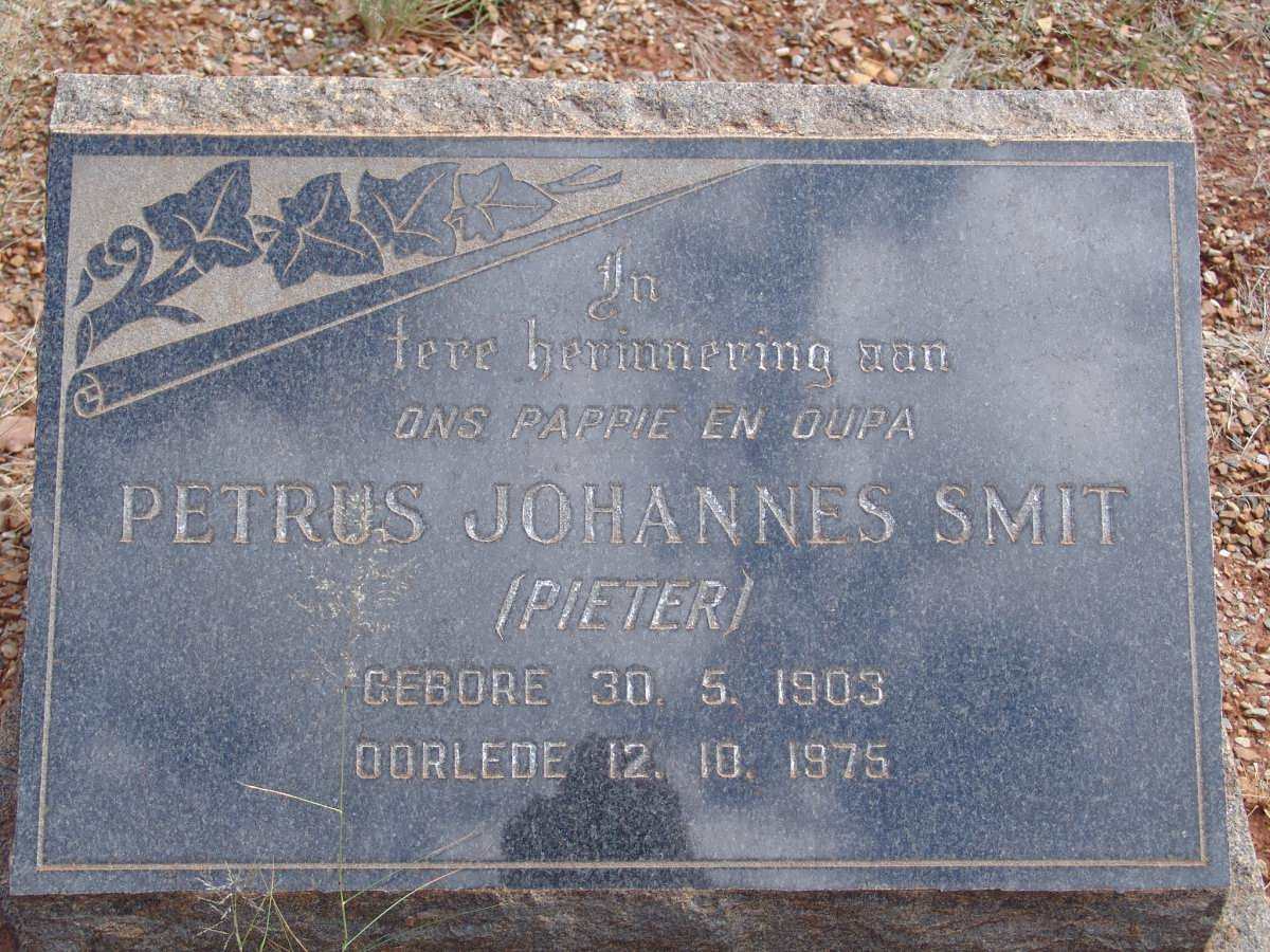 SMIT Petrus Johannes 1903-1975