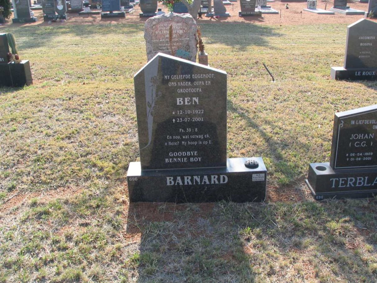 BARNARD Ben 1922-2001