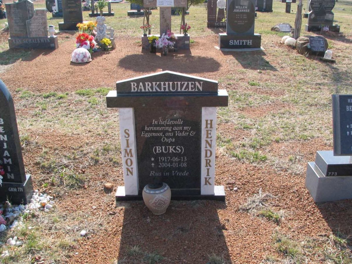 BARKHUIZEN Simon Hendrik 1917-2004