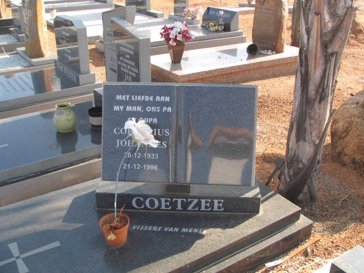 COETZEE Cornelius Johannes 1933-1996