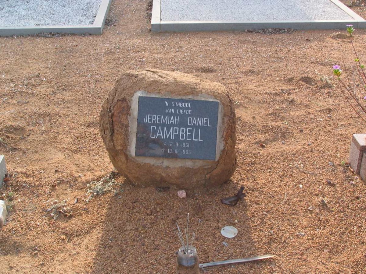 CAMPBELL Jeremiah Daniel 1951-1985
