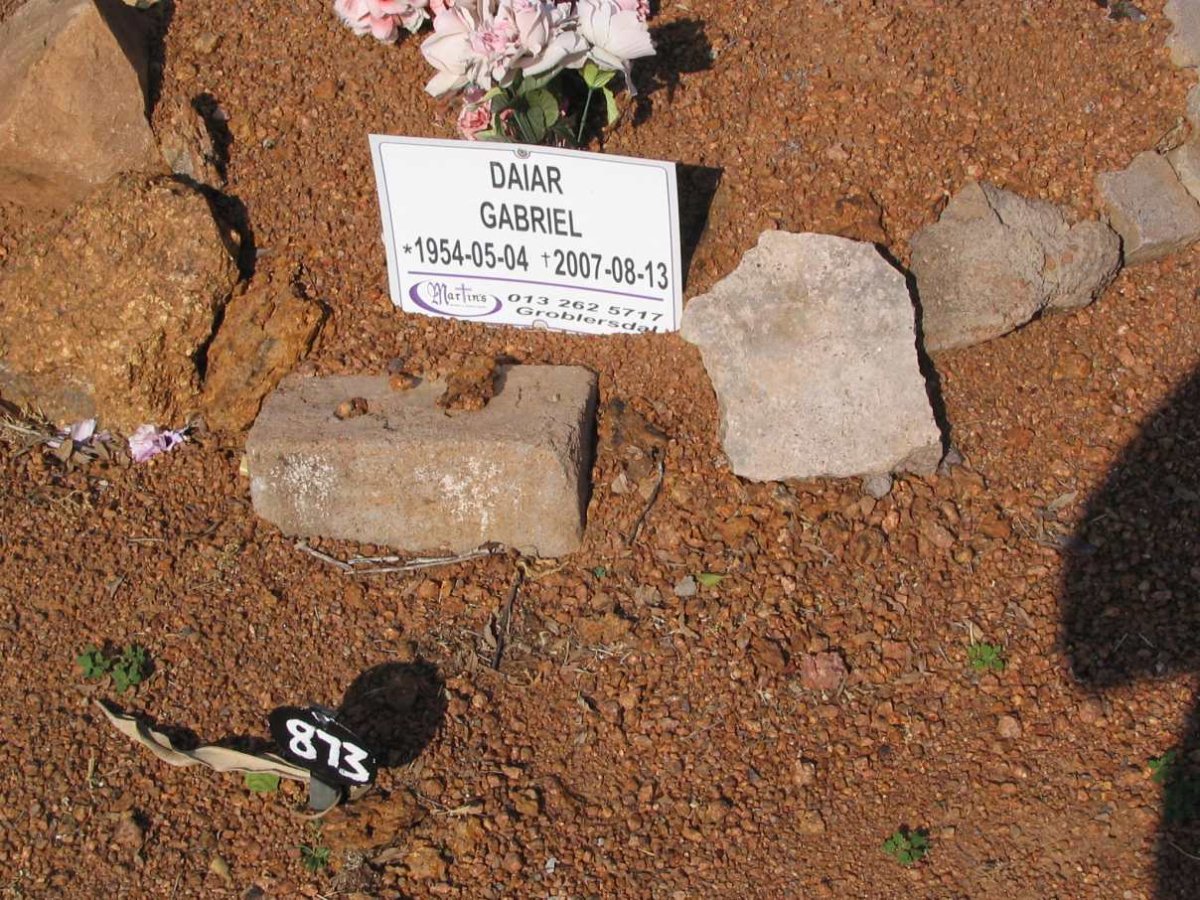 DAIAR Gabriel 1954-2007