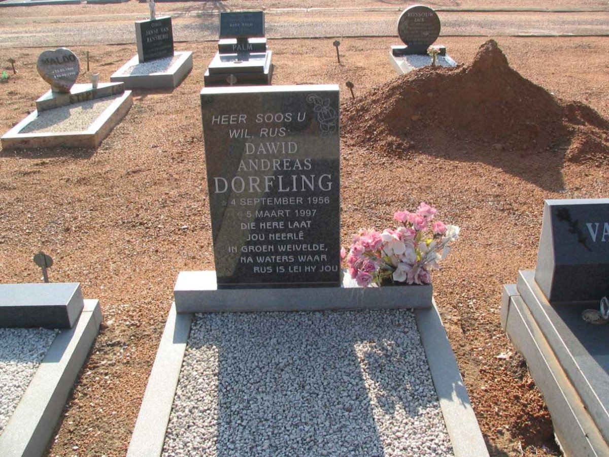 DORFLING Dawid Andreas 1956-1997