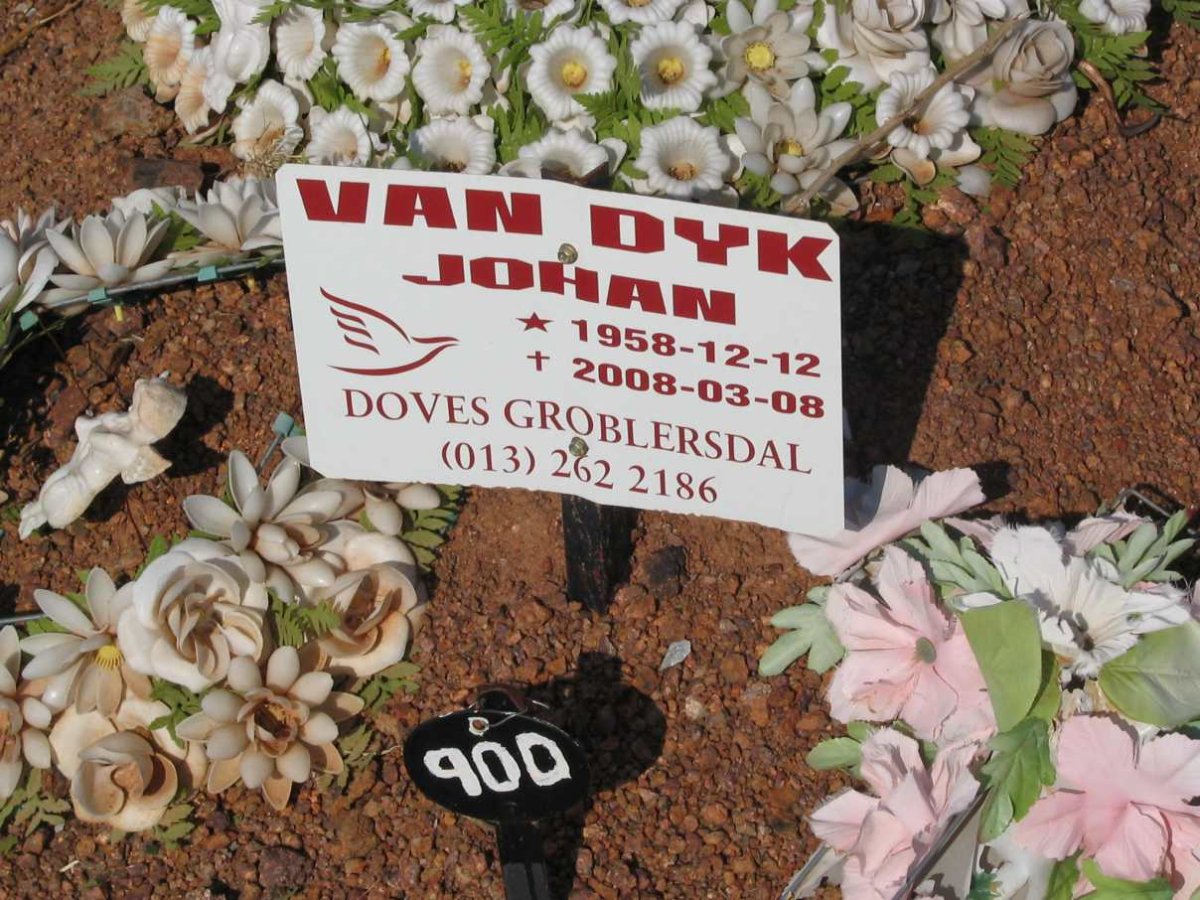 DYK Johan, van 1958-2008