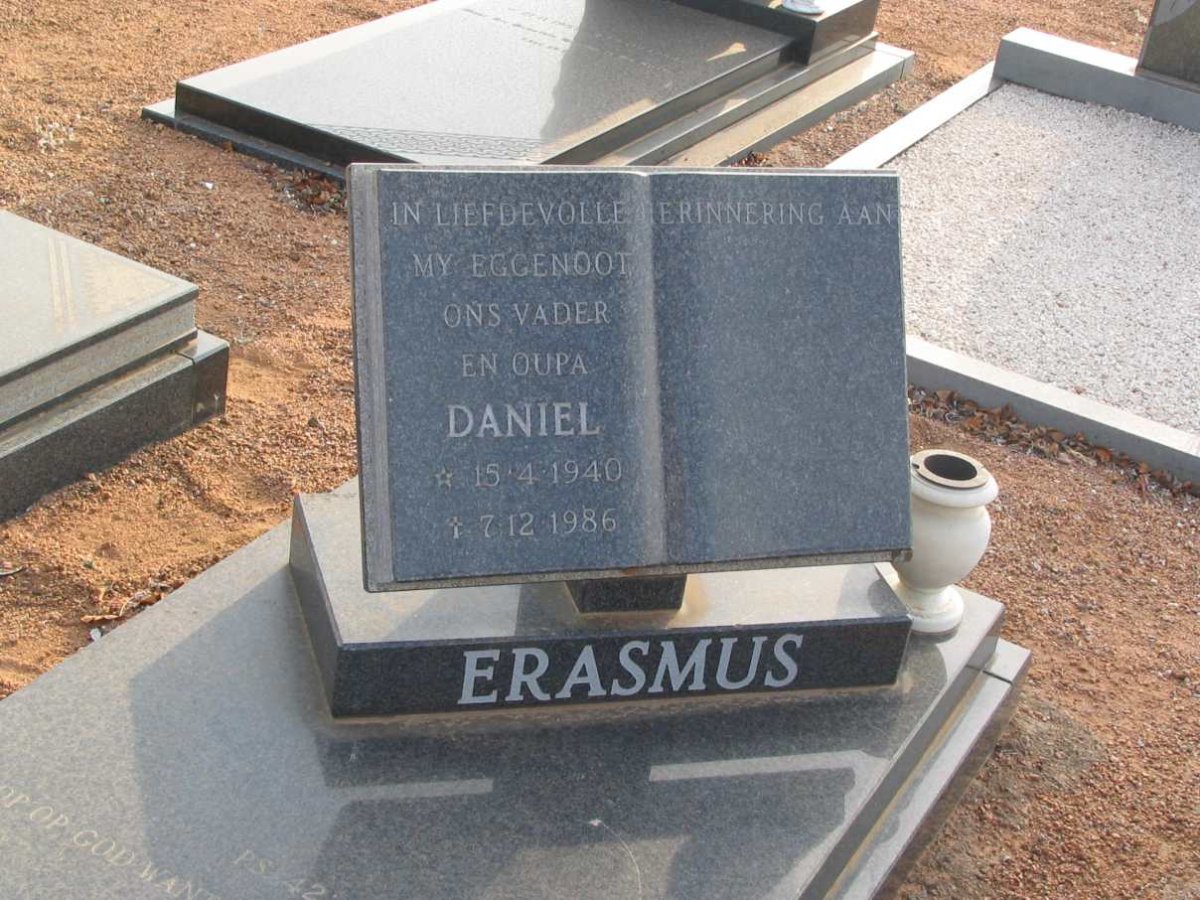 ERASMUS Daniel 1940-1986