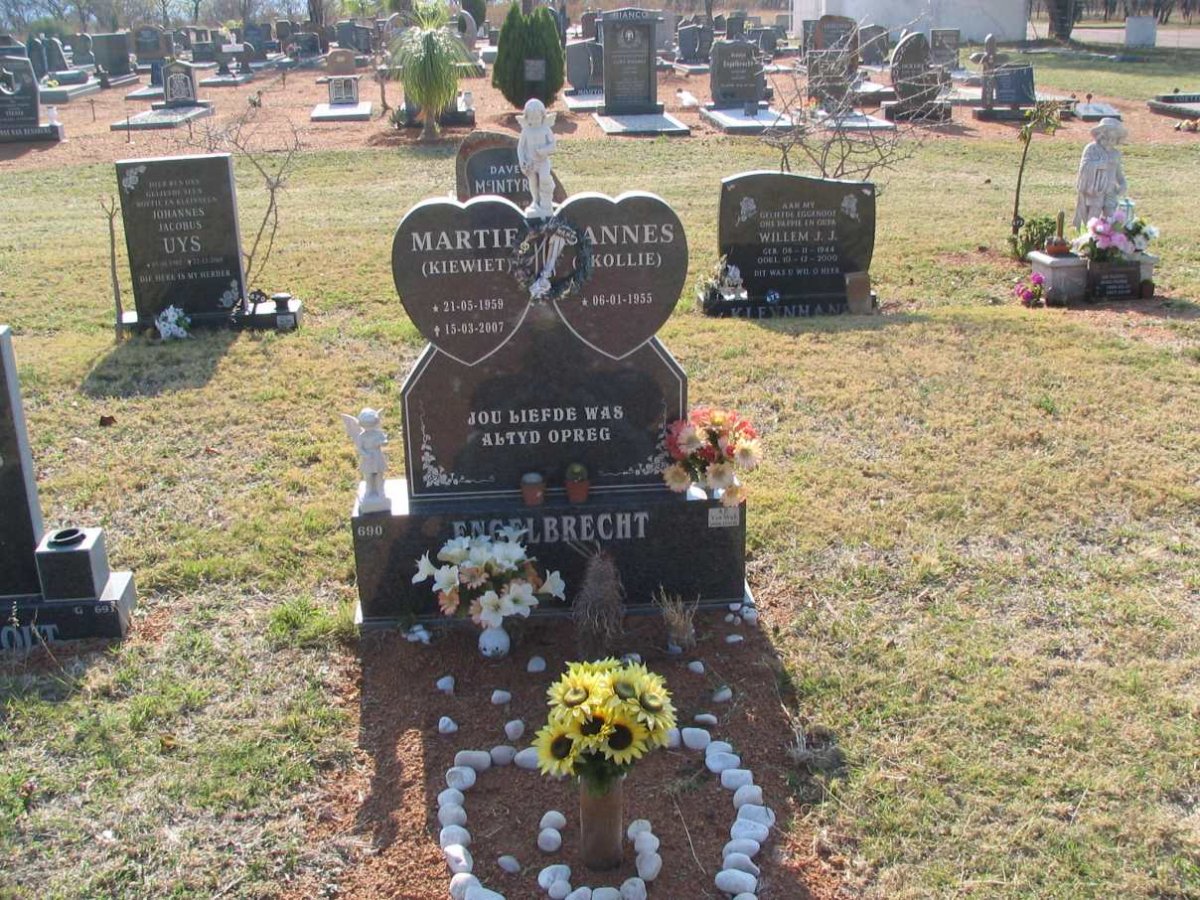 ENGELBRECHT Martin 1959-2007 &amp; Annes 1955-