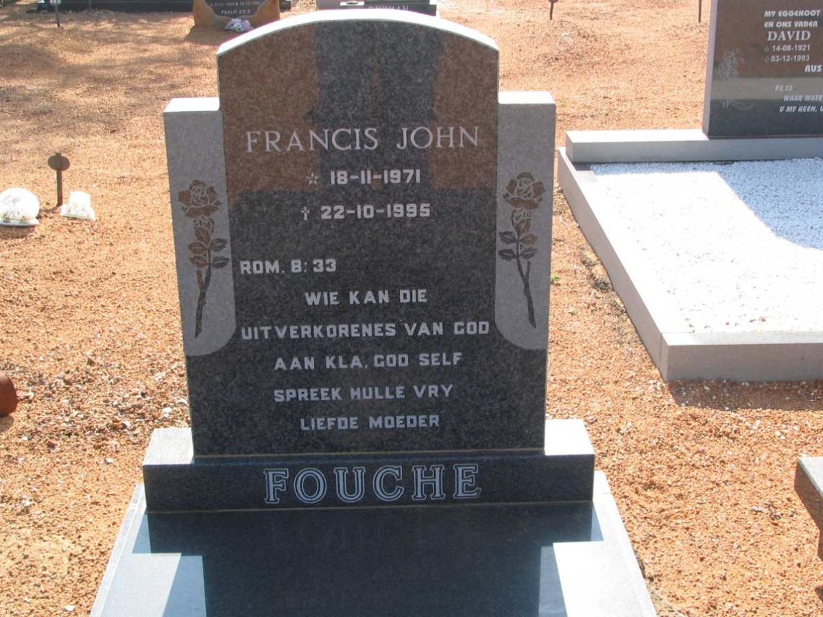 FOUCHE Francis John 1971-1995