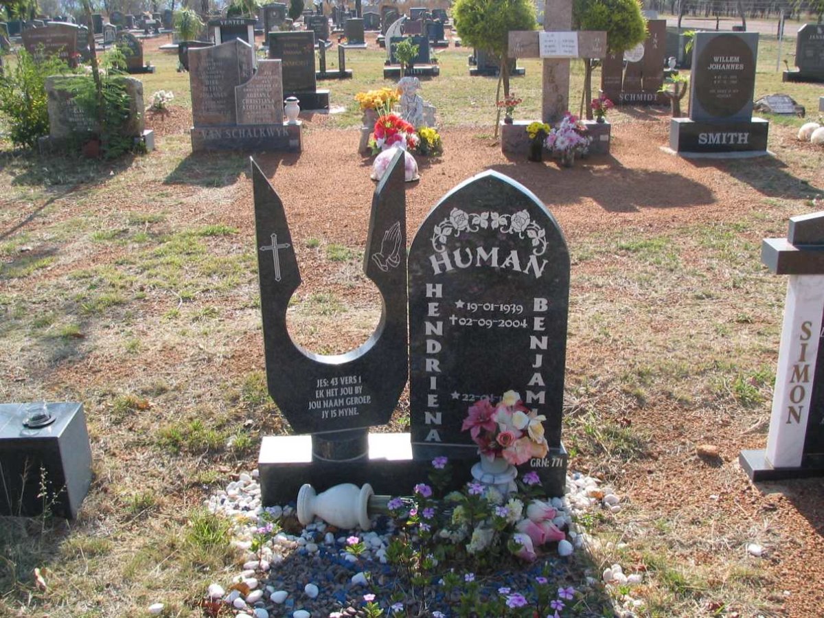 HUMAN Benjamin &amp; Hendriena 1939-2004