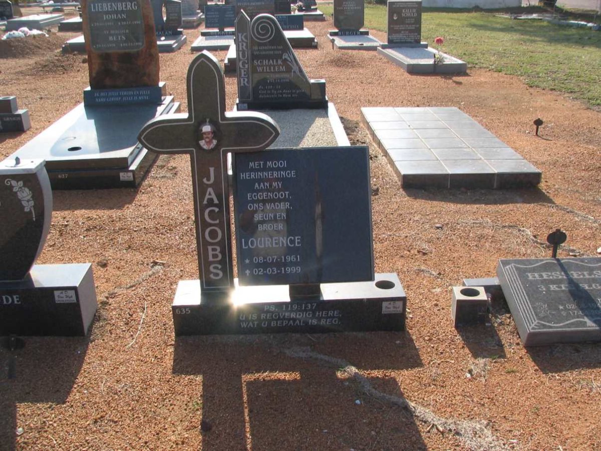 JACOBS Lourence 1961-1999