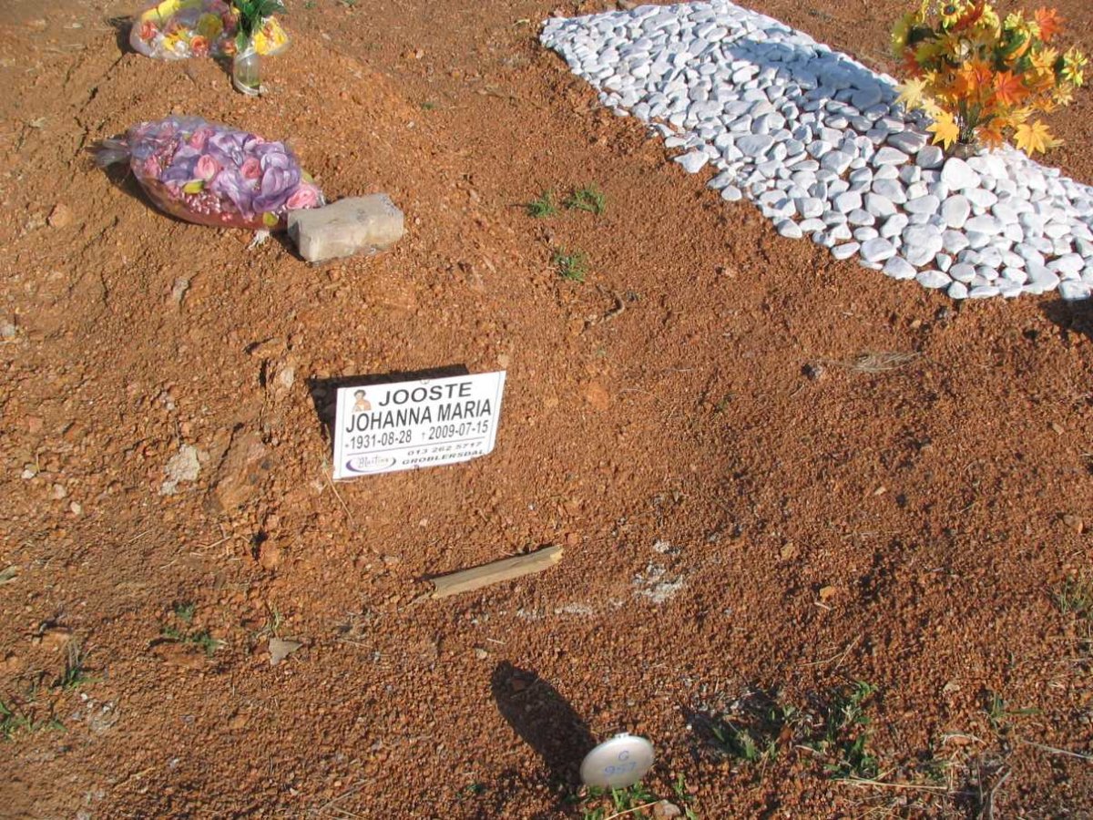 JOOSTE Johanna Maria 1931-2009