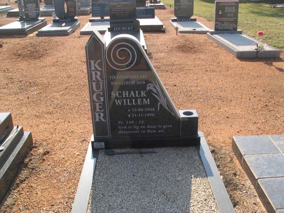 KRUGER Schalk Willem 1948-1998