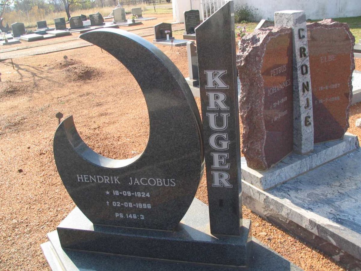 KRUGER Hendrik Jacobus 1924-1996