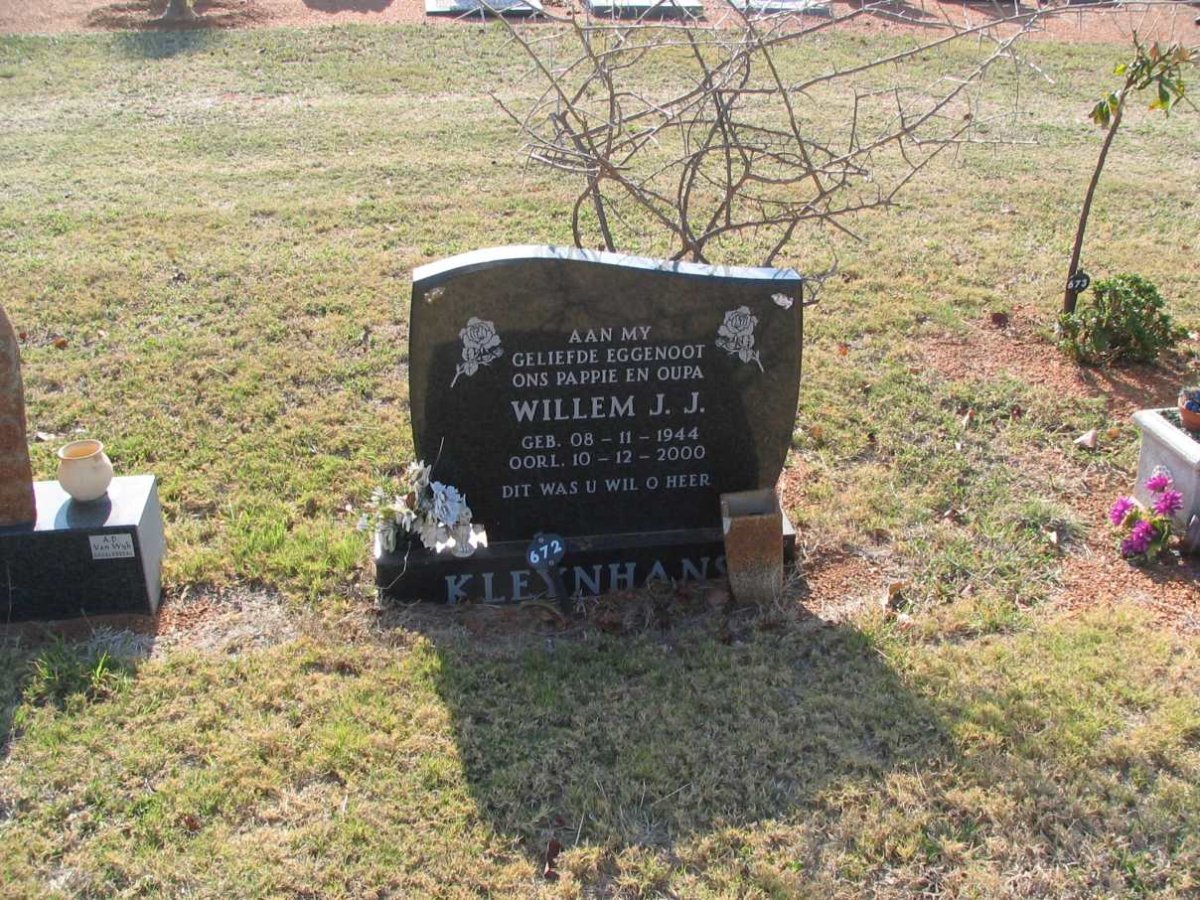 KLEYNHANS Willem J.J. 1944-2000