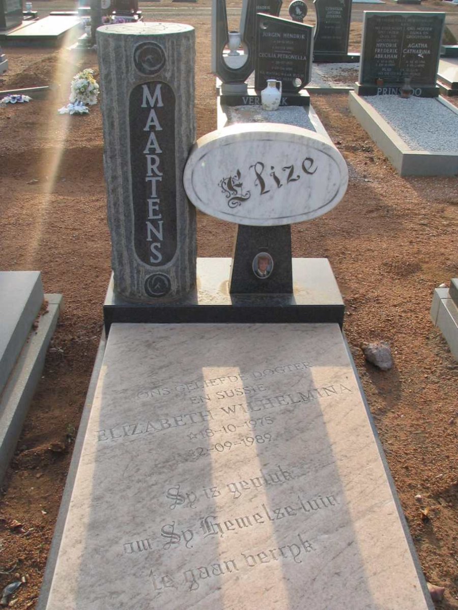 MAARTENS Elizabeth Wilhelmina 1975-1989