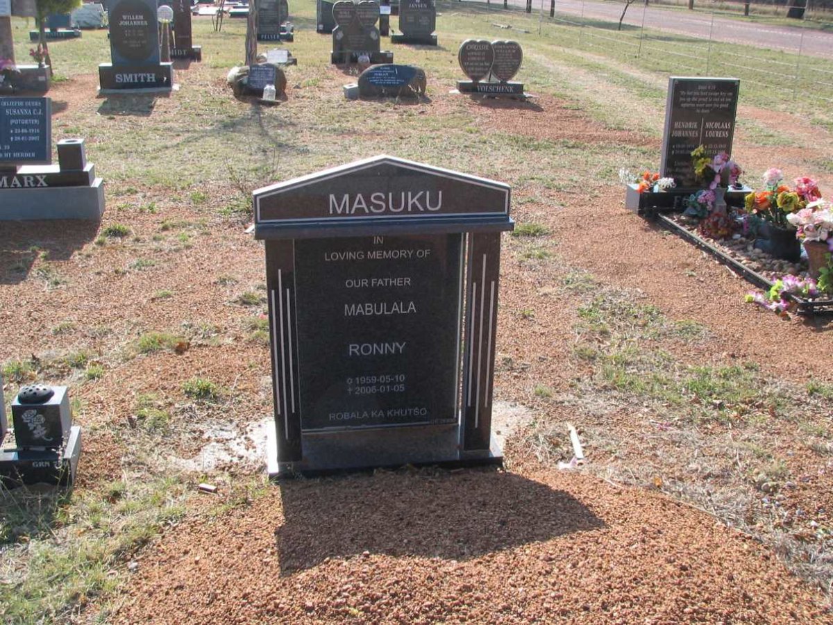 MASUKU Mabulala Ronny 1958-2006