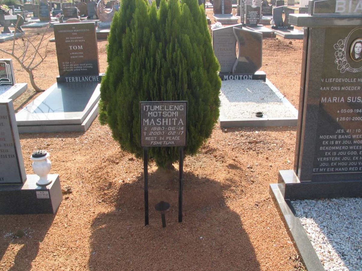 MASHITA Itumeleng Motsomi 1987-2000