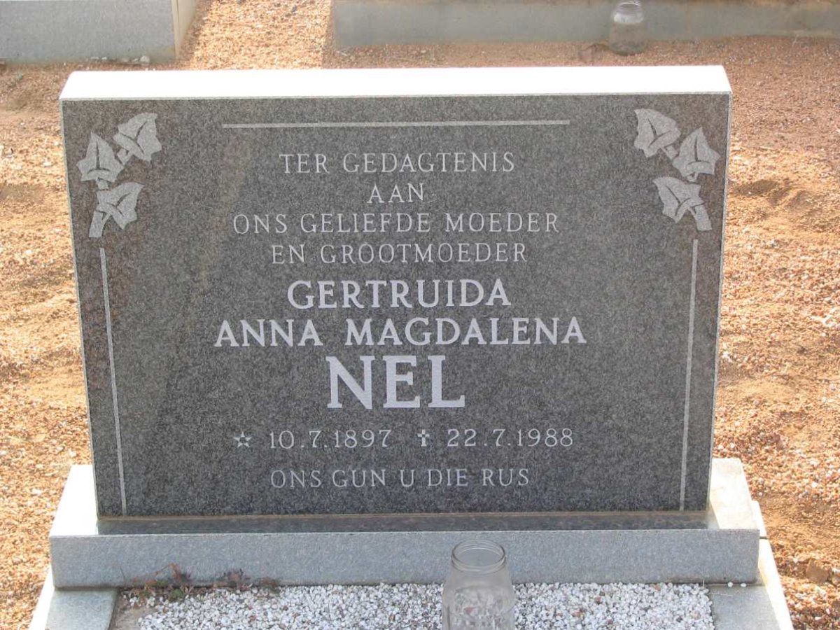 NEL Gertruida Anna Magdalena 1897-1988