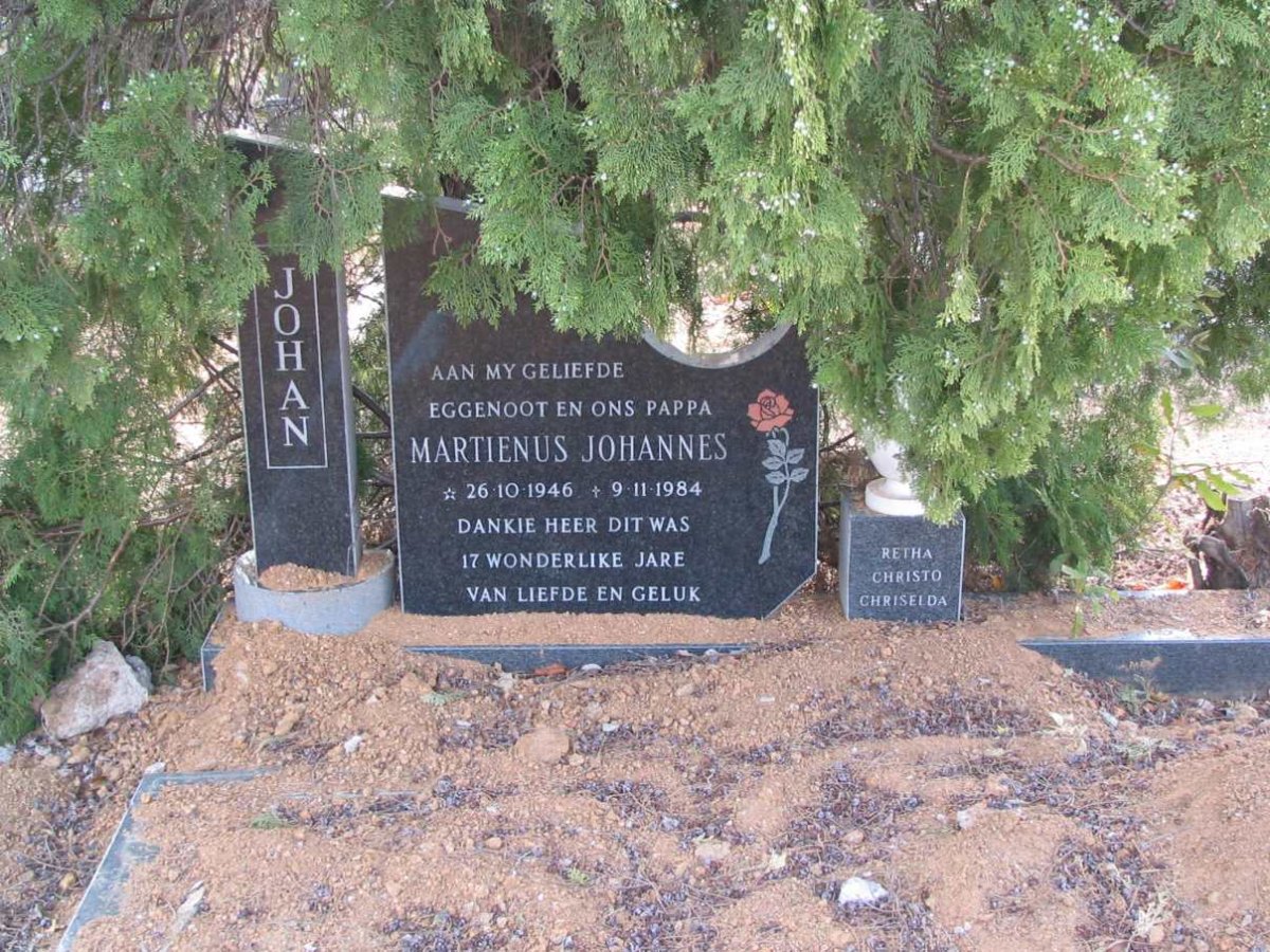 NAGEL Martienus Johannes 1946-1984