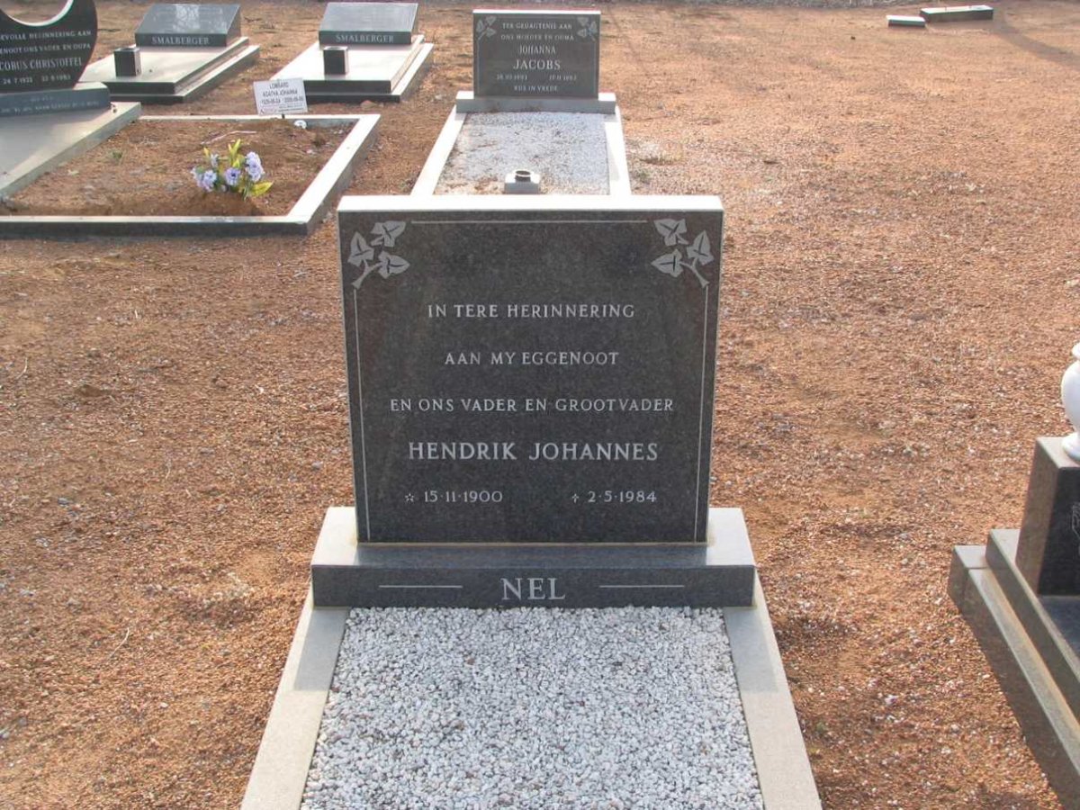 NEL Hendrik Johannes 1900-1984