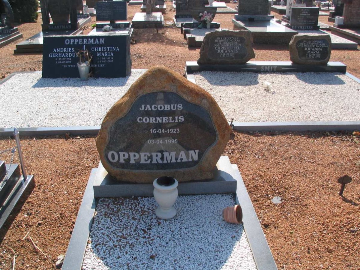 OPPERMAN Jacobus Cornelis 1923-1995