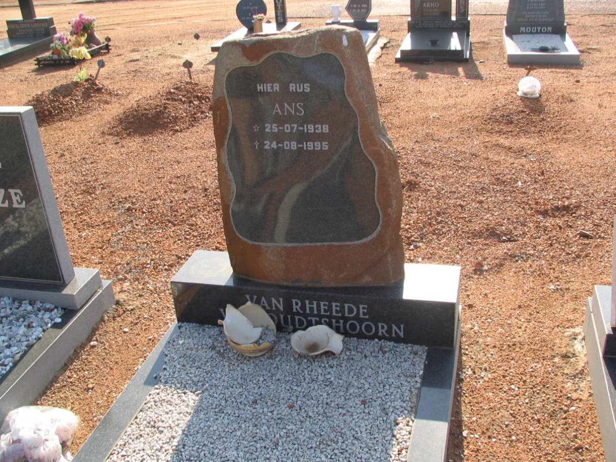 OUDTSHOORN Ans, van Rheede van Outshoorn 1938-1995