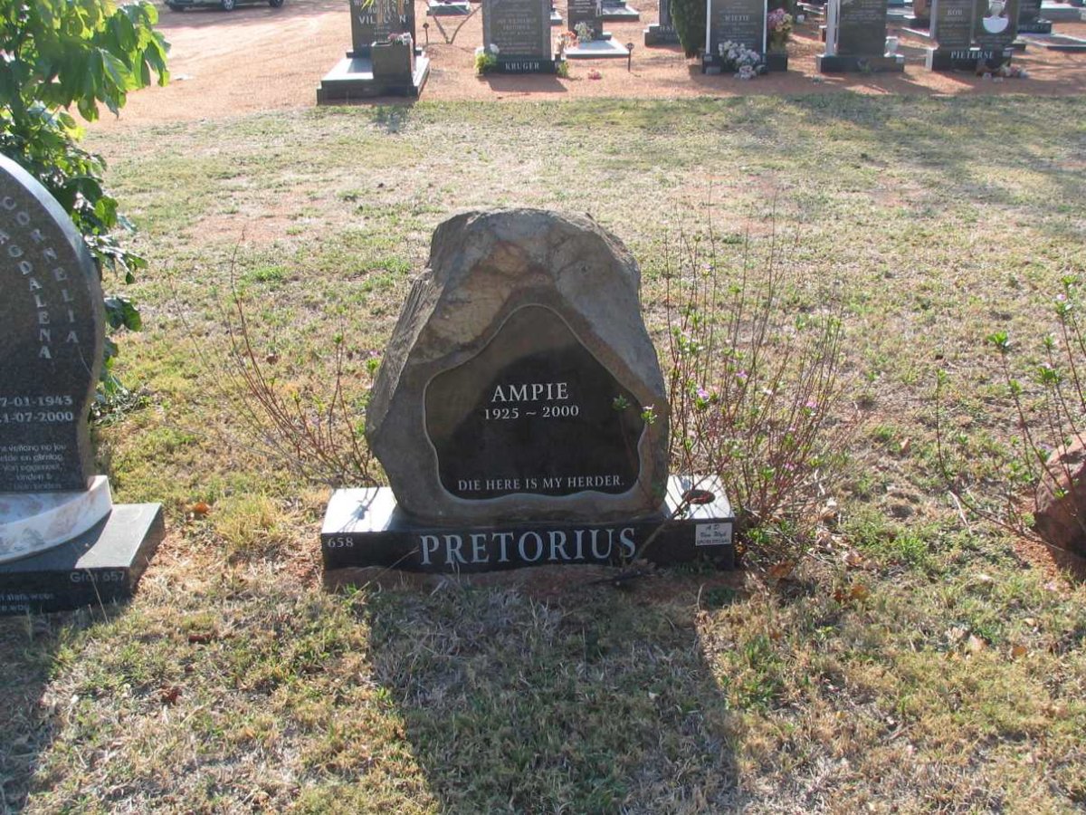 PRETORIUS Ampie 1925-2000