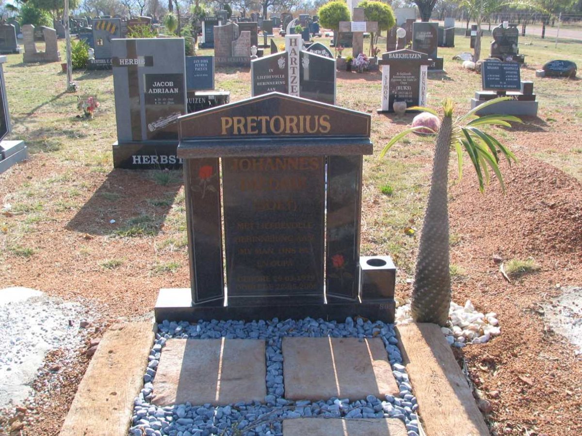 PRETORIUS Johannes Diederik 1929-200?