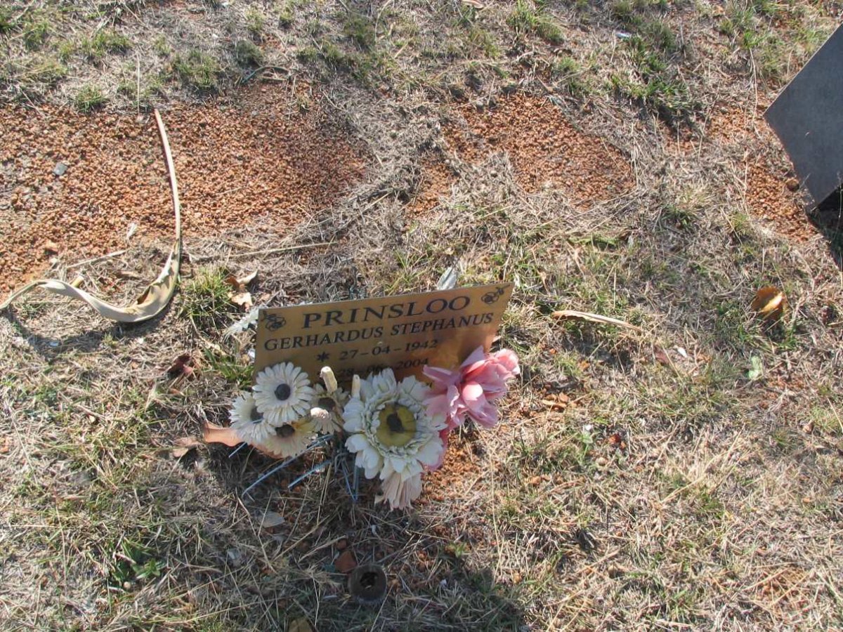 PRINSLOO Gerhardus Stephanus 1942-2004