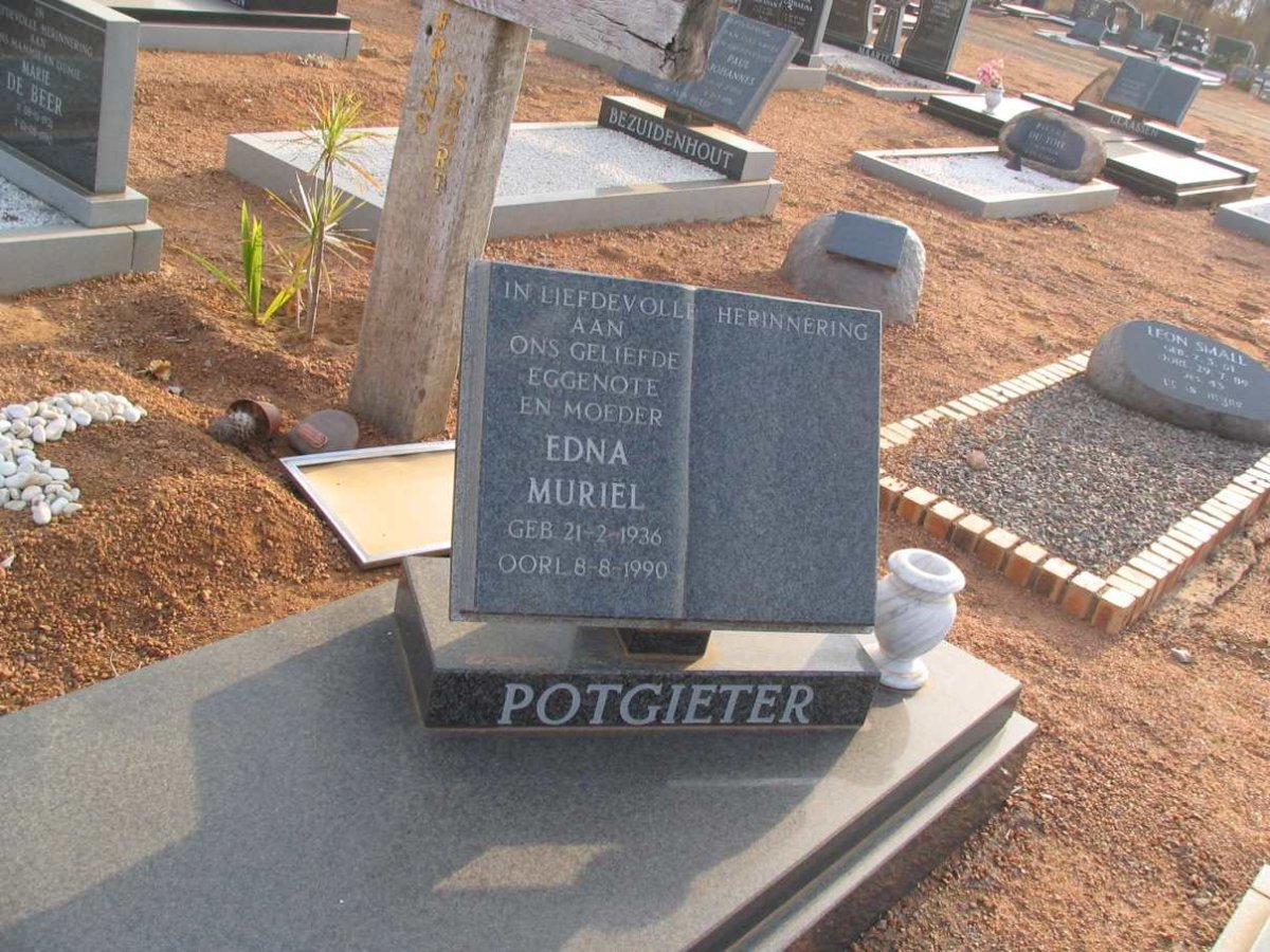 POTGIETER Edna Muriel 1926-1990