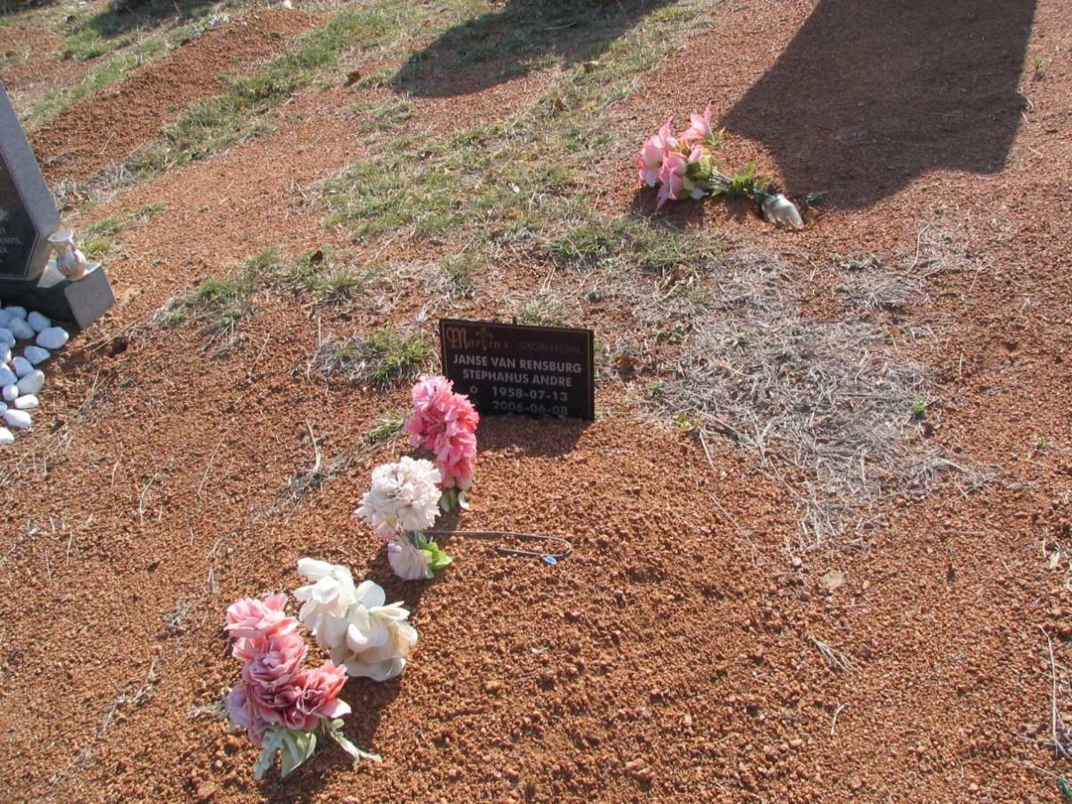 RENSBURG Stephanus Andre, Janse van 1958-2006