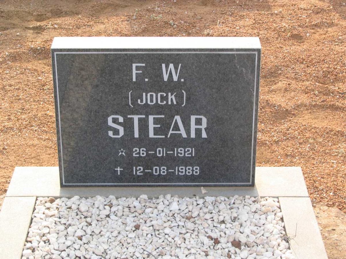 STEAR F.W. 1921-1988