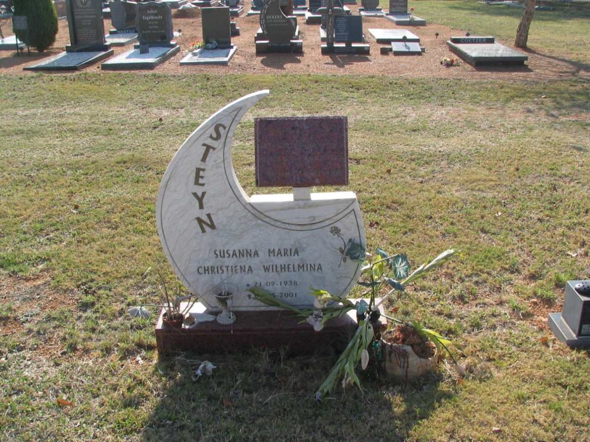 STEYN Susanna Maria Christiena Wilhelmina 1938-2001