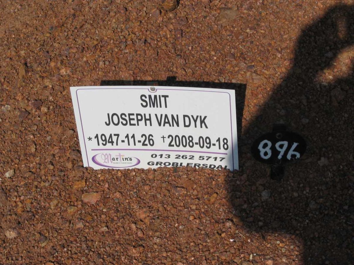 SMIT Joseph van Dyk 1947-2008
