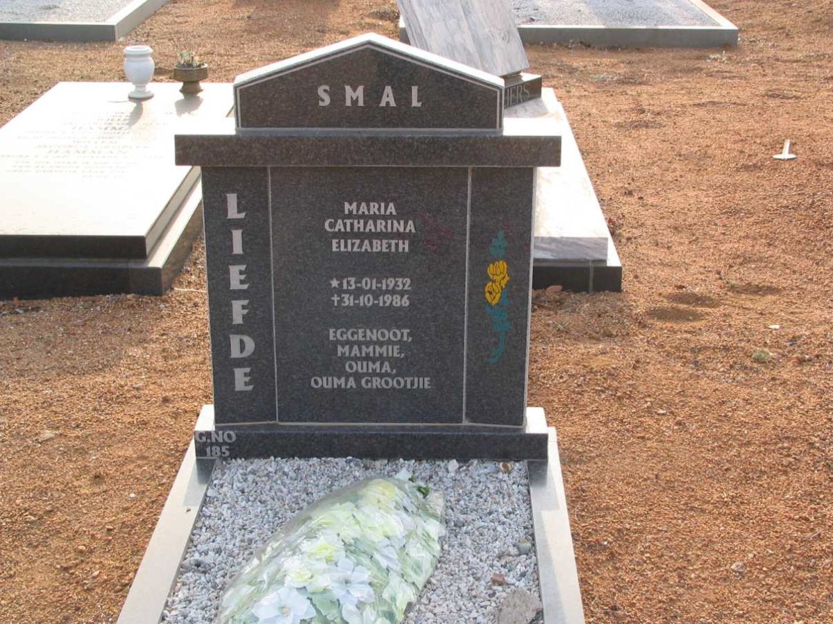 SMAL Maria Catharina Elizabeth 1932-1986