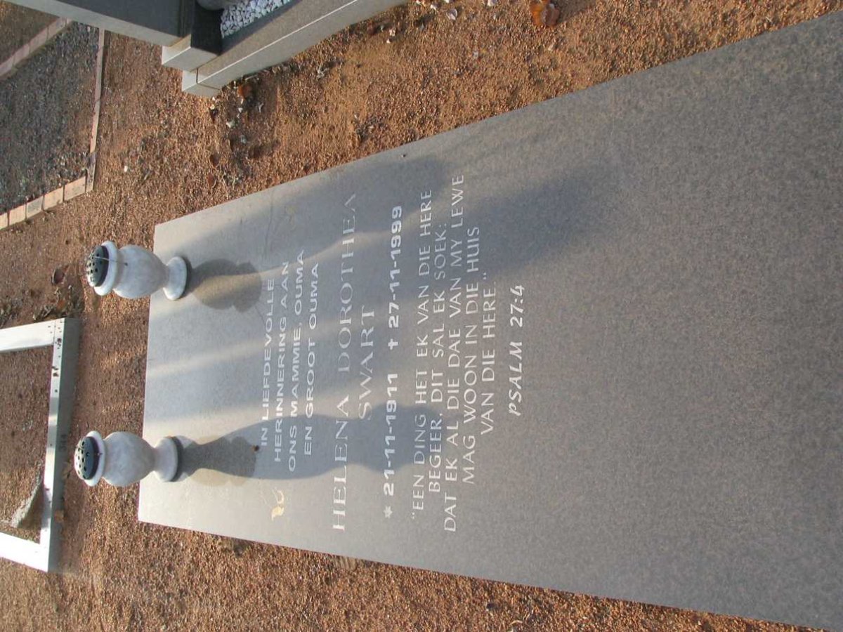 SWART Helena Dorothea 1911-1999