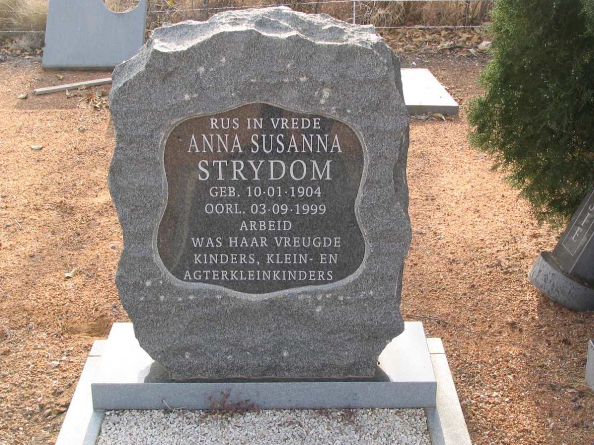 STRYDOM Anna Susanna 1904-1999