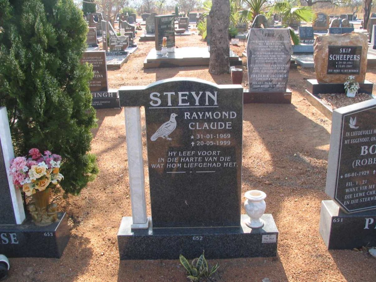 STEYN Raymond Claude 1969-1999