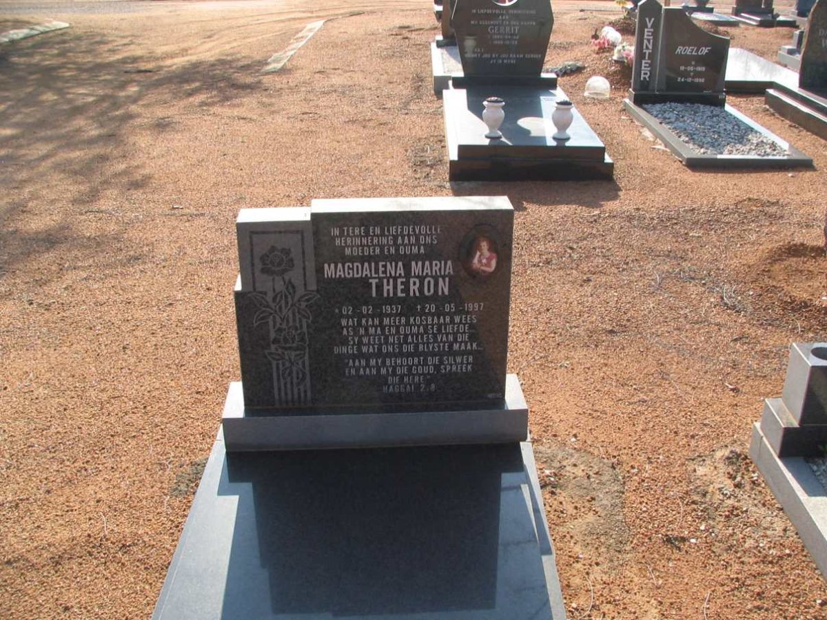 THERON Magdalena Maria 1937-1997