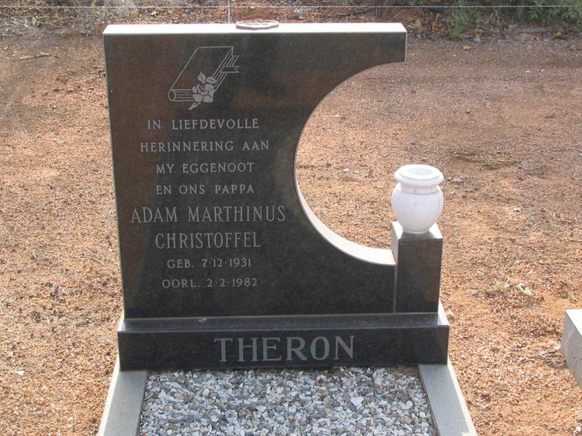 THERON Adam Marthinus Christoffel 1931-1982