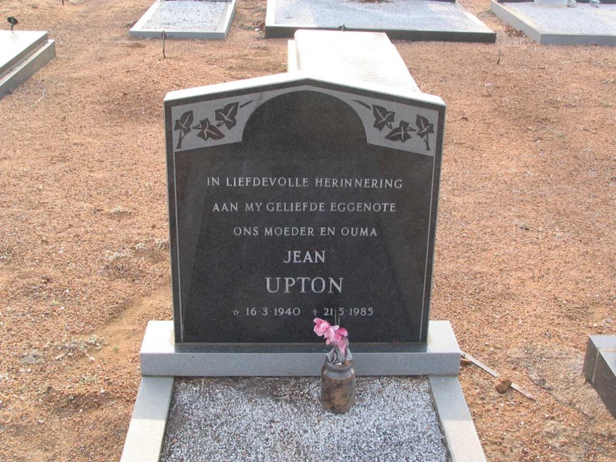 UPTON Jean 1940-1985