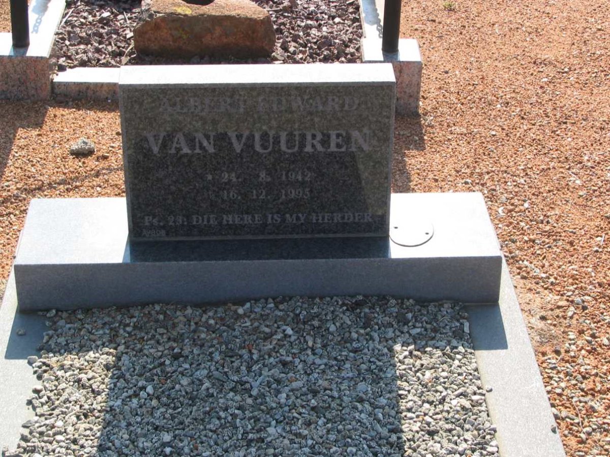 VUUREN Albert Edward, van 1942-195