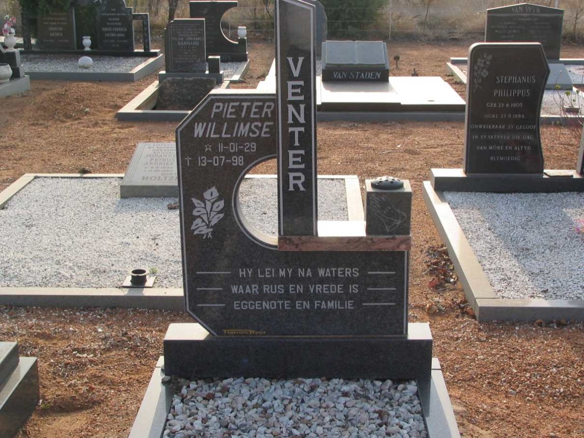 VENTER Pieter Willimse 1929-1998