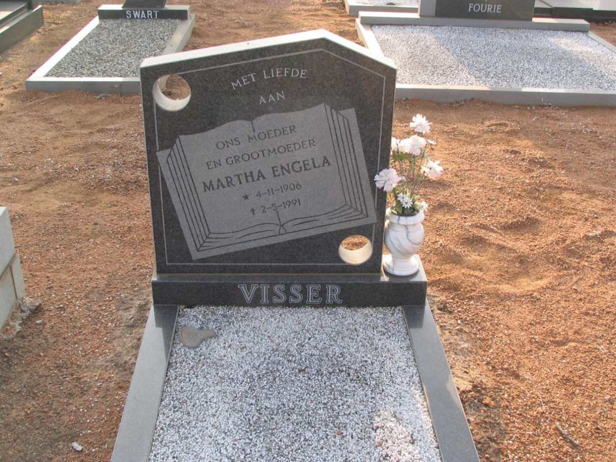 VISSER Martha Engela 1906-1991