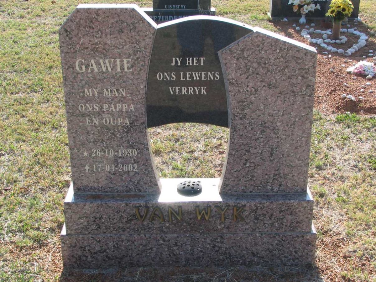 WYK Gawie, van 1930-2002