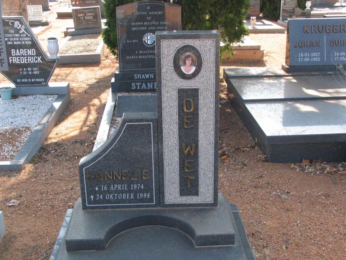 WET Hannelie, de 1974-1998