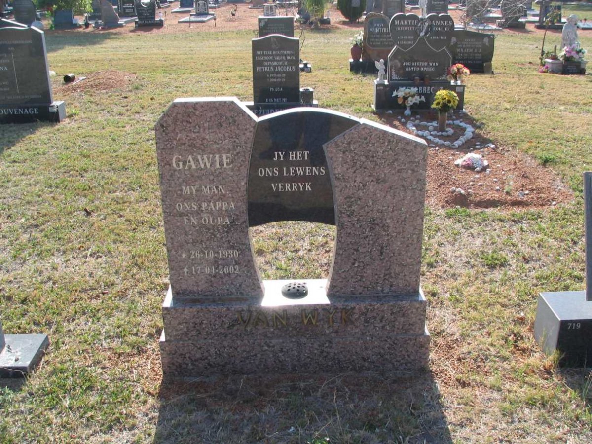 WYK Gawie, van 1930-2002