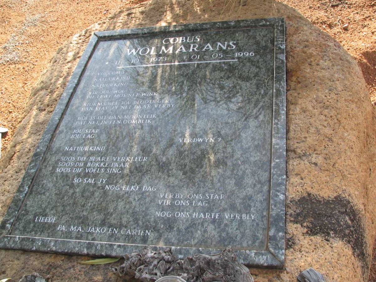 WOLMARANS Cobus 1973-1996