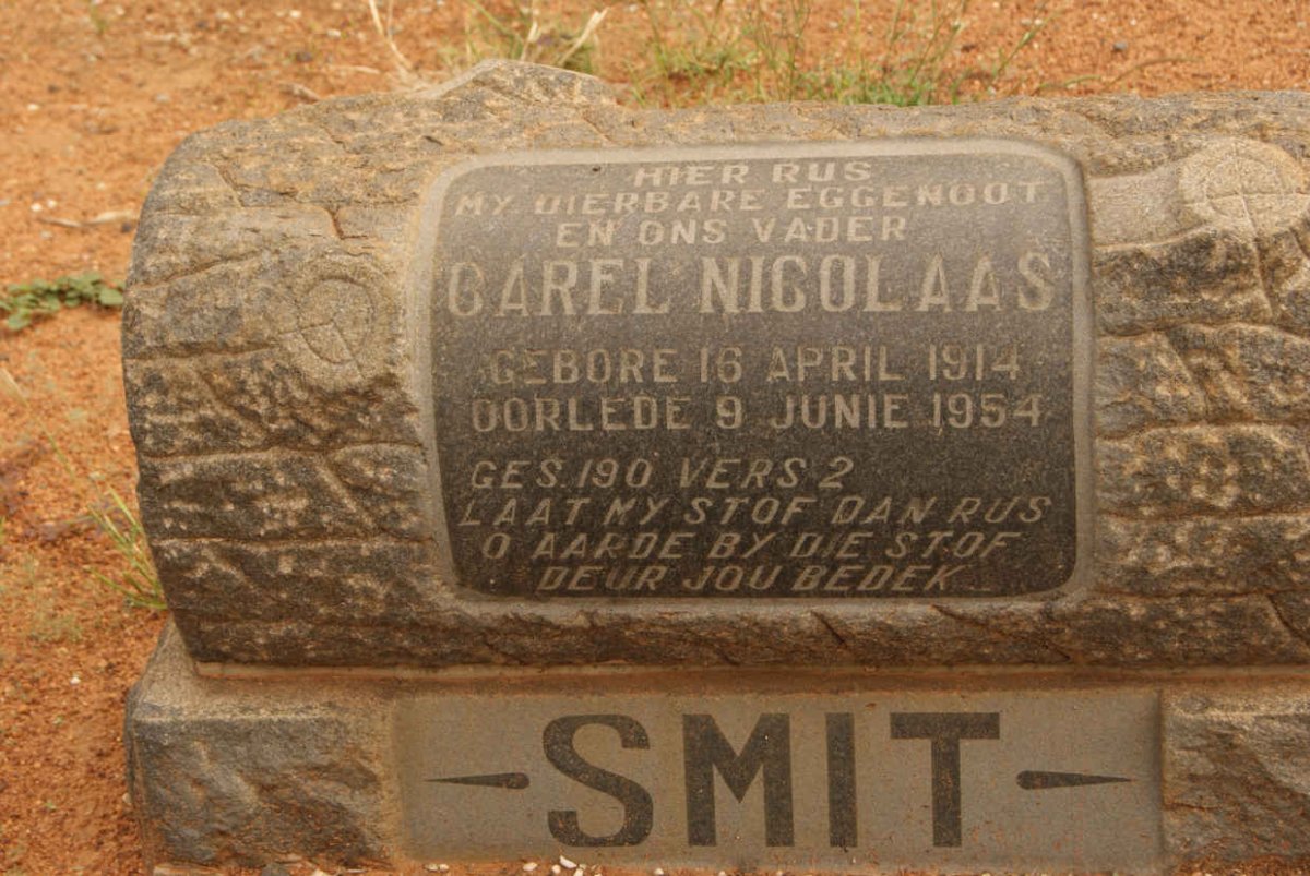 SMIT Carel Nicolaas 1914-1954