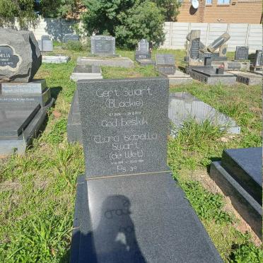 SWART Gert 1926-1972 & Clara Isabella DE WET 1919-1991