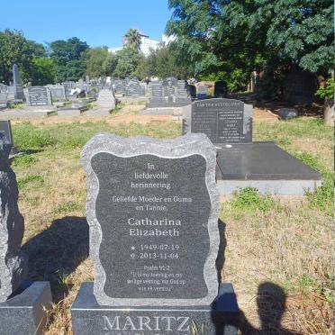 MARITZ Catharina Elizabeth nee STOFBERG 1949-2013